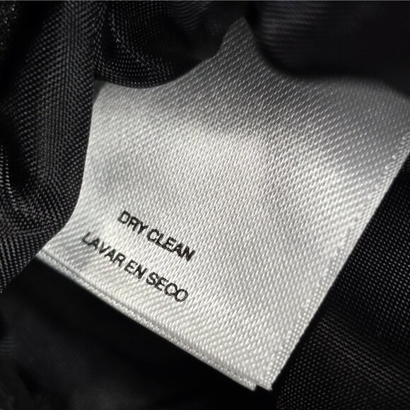 Womens Anne Klein Black & White Plaid Long Blazer Jacket Polyester Blend Size M - Picture 8 of 8